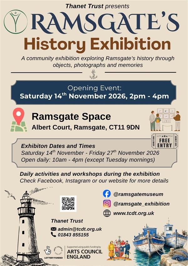 poster for Ramsgate's History Exhibition